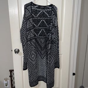 Black & White Sweater Cardigan